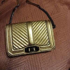 Rebecca minkoff mini love crossbody champagne